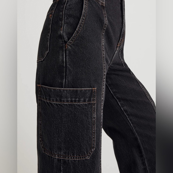 NWT Madewell Baggy Straight Cargo Jeans - Picture 4 of 4